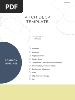 Pitch Deck Template: Prepared by