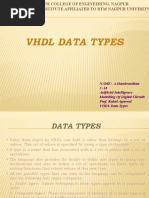 VHDL Data Types