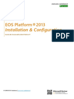 EOS Platform 2013 Inst. e Config