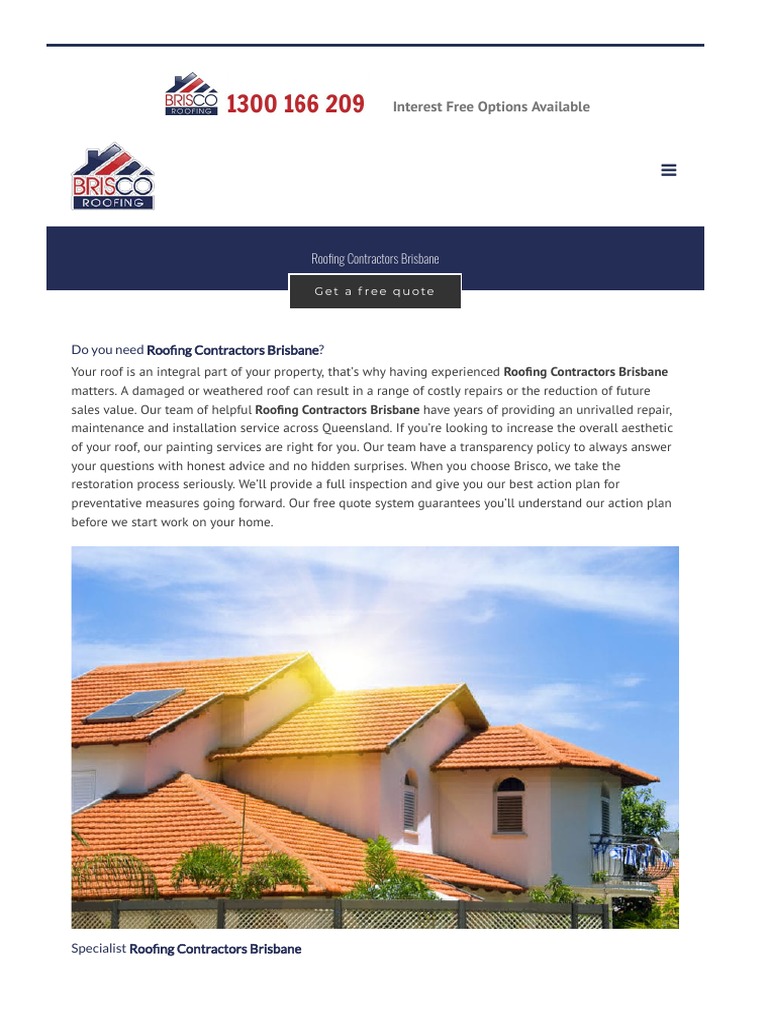 Roofing Contractors Brisbane PDF