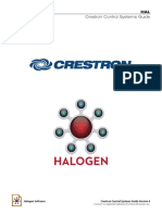 Halogen Software Crestron Control Systems Guide Version 4
