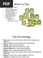 What Is A Tree: - Organization Charts - File Systems - Programming Environments