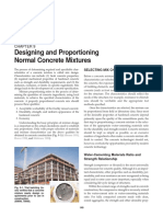 Designing and Proportioning Normal Concrete Mixtures