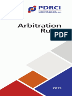 PDRCI Arbitration Rules