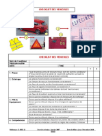 Checklist - Private Car FRE-SHE-21