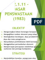 Dasar Penswastaan (1983)