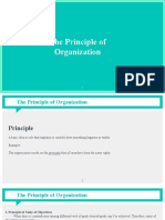 Principle of Organization