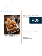 PROPOSAL USAHA FROZEN FOOD NUGGET BEBEK