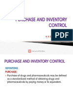 Purchase and Inventory Control Presentation