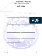 Financial Accounting I (A)