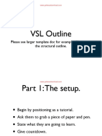 VSL Outline: Please See Larger Template Doc For Examples. This Is Just The Structural Outline