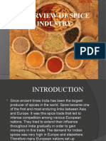 Overview of Spice Industry