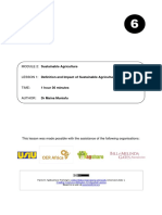 Definition and Impact of Sustainable Agriculture