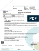 Medical Laboratory Report: Specimen Nasopharyngeal / Oropharyngeal Swab Covid-19 Qualitative PCR