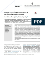 Navigating Imposed Innovation: A Decision-Making Framework: Sciencedirect