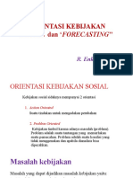 3.orientasi Kebijakan Dan Forecasting