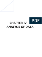 Chapter-Iv Analysis of Data