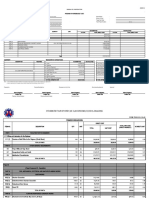 Annex A Program of Works Budget Cost for 4-Storey School Building