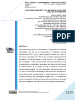 CORPORATE UNIVERSITY AN IMPLEMENTATION CASE ANALYSIS, IN ARGENTINA