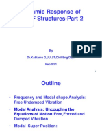 Dynamic Response of Mdof Structures-Part 2: by DR - Kabtamu G, Ju, Jit, Civil Eng Dept Feb2021