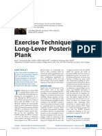 Exercise Technique: The Long-Lever Posterior-Tilt Plank