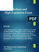 Low, Medium and High Expansion Foam