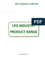 LPG INDUSTRY PRODUCT RANGE HOSE CYLINDERS REGULATORS VALVES