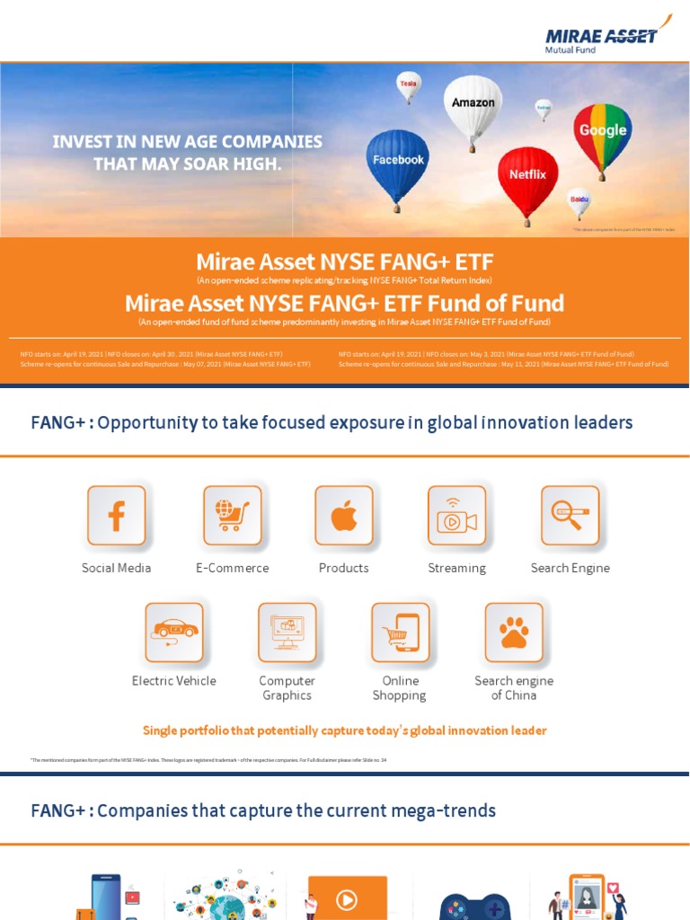 Fang + Etf Fof PDF Stock Market Index Exchange Traded Fund