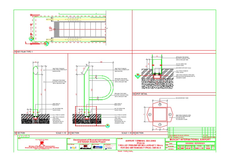 Airport Bollard Installation Guide | PDF | Screw | Crafts