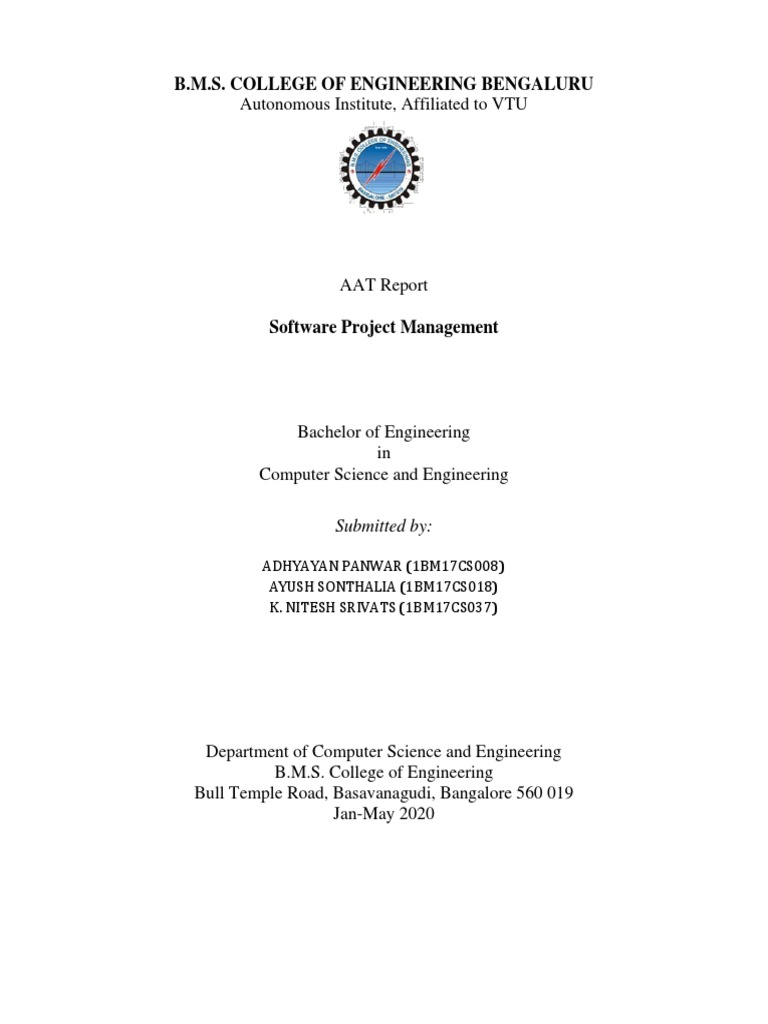 Software Project Management Report | PDF | Project Management