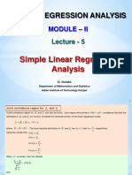 Linear Regression Analysis: Module - Ii