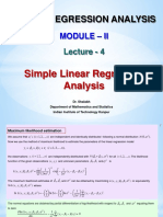 Linear Regression Analysis: Module - Ii