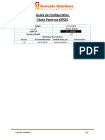 Guide de Configuration Des Équipements Check Point Via OPSEC