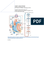 Cardiac Physiology: Blood Flow, ECG, Regulation