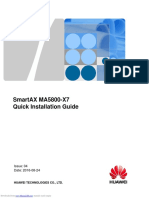 Smartax Ma5800-X7 Quick Installation Guide: Issue: 04 Date: 2016-08-24