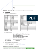 Safety Data Sheet (SDS) : SECTION 1: Identification of The Substance / Mixture and The Company / Undertaking
