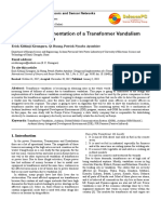 Design and Implementation of A Transformer Vandalism Monitoring System