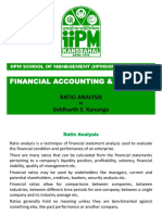 Financial Accounting & Analysis: Ratio Analysis Siddharth S. Kanungo