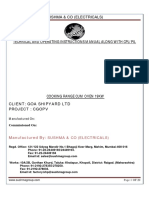 Technical and Operating Instructions Manual Along With Cpl/Pil