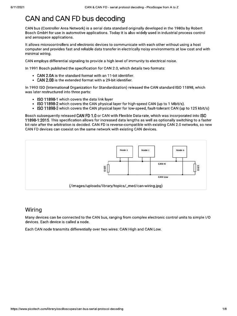 CAN and CANFD | PDF
