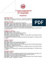 397° Festino Di Santa Rosalia Patrona Di Palermo 10 - 15 Luglio 2021