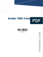 Aruba 7205 Controller Installation Guide