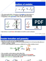 Enolate Stereo Chemistry