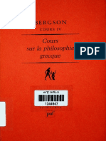 Henri Bergson - Cours Sur La Philosophie Grecque - Cours IV (1998, Presses Universitaires de France) - Libgen.lc