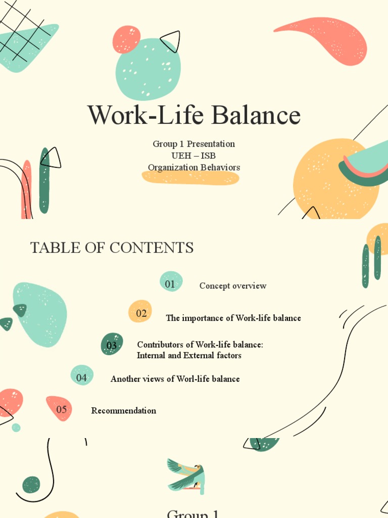 Understanding Work-Life Balance Factors | PDF | Employment | Family