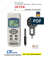 Anemometer: ISO-9001, CE, IEC1010