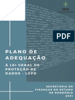 Plano de Adequação da SEFIN/RO à LGPD