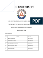 Agriculture Assignment 1