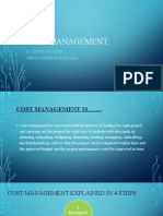 Cost Management Process