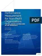 Performance Measurement For Non Profit Organizations Guidance June 2016